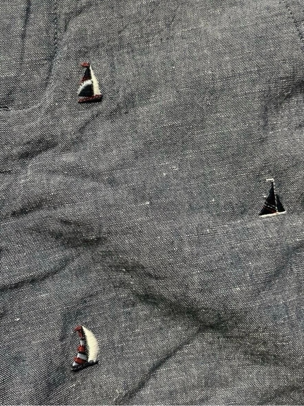 NWT Janie And Jack Blue Shorts Sail Boats Size 7 Adjustable Waist Summer - Picture 2 of 4